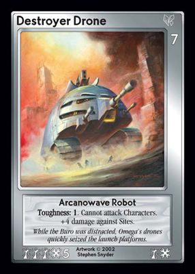 Destroyer Drone, Arcanowave Robot
