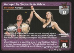 Managed by Stephanie McMahon (SS2)