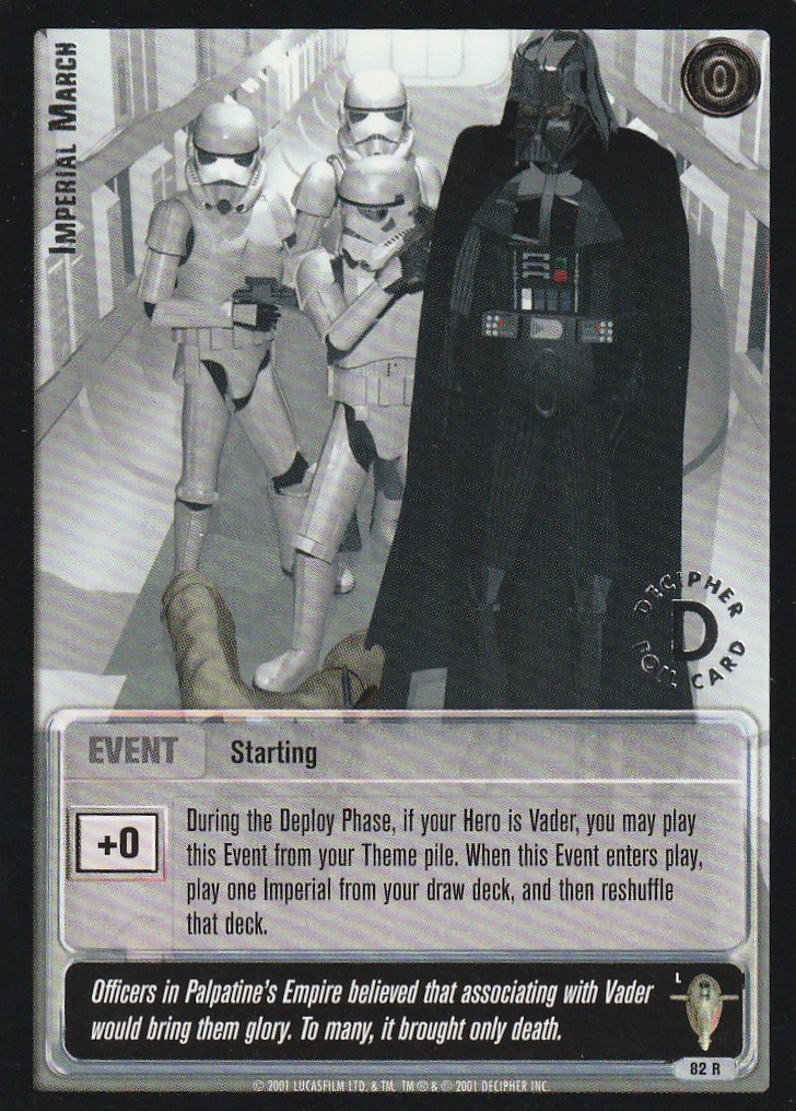 Imperial March (L) - Silver Stamped
