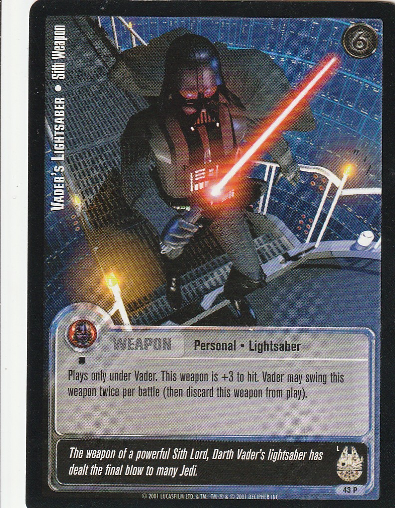 Vaders Lightsaber - SithWeapon (L)