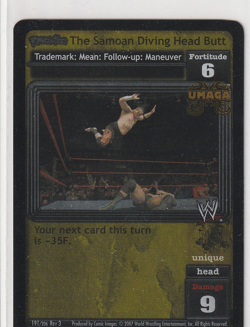 The Samoan Diving Head Butt