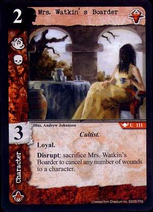 Mrs. Watkins Boarder