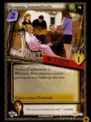 Homeric Insensitivity (Foil)