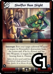 Swifter than Sight FOIL