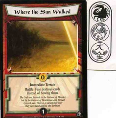 Where the Sun Walked