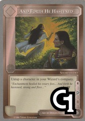 And Forth He Hastened [Reprint] - TD030