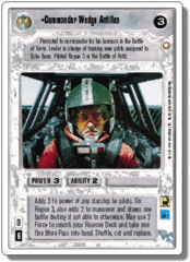 Commander Wedge Antilles [White Border]