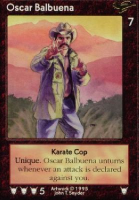 Oscar Balbuena, Karate Cop