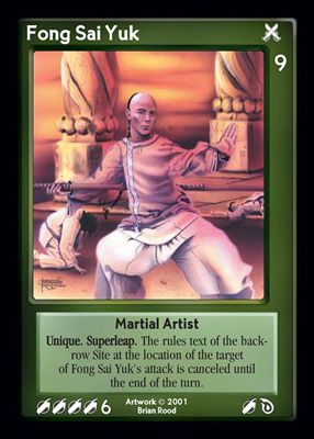 Fong Sai Yuk vPAP, Martial Artist