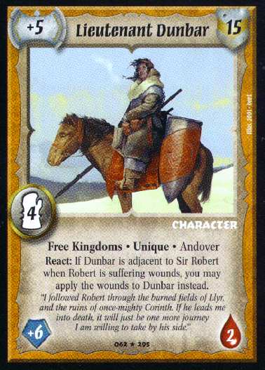 Lieutenant Dunbar - Foil