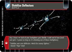 Stabilize Deflectors