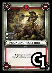 Pouncing Wolf Rider - Foil
