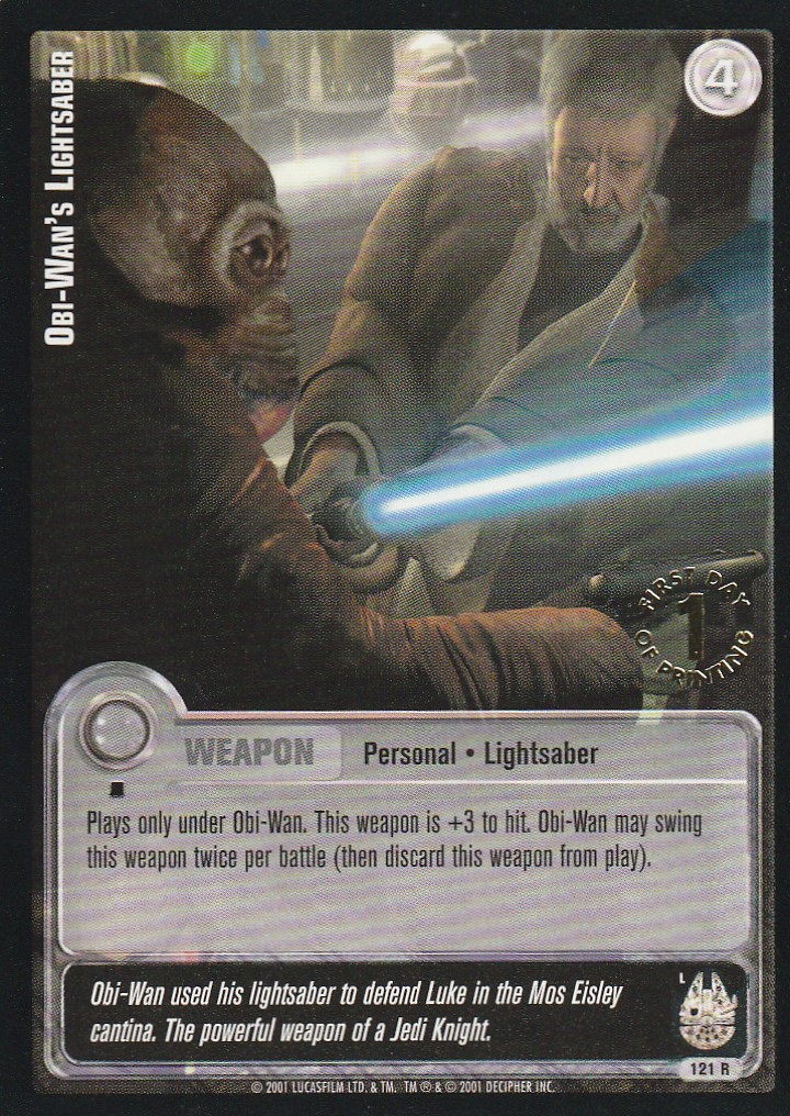 Obi-Wans Lightsaber (L) - 1st Day Stamped