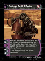 Destroyer Droid, W Series - Foil