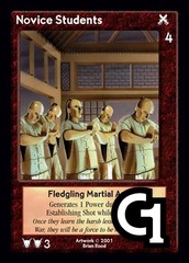 Novice Students, Fledgling Martial Artists