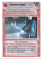 Transmission Terminated [White Border]