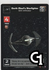 Darth Maul's Starfighter, Sith Infiltrator [Beta]