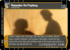 Remember the Prophecy - Foil