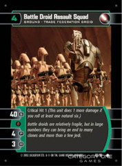 Battle Droid Assault Squad - Foil