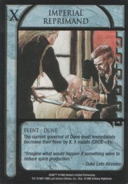Imperial Reprimand