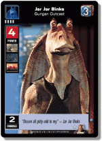 Jar Jar Binks, Gungan Outcast