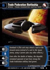Trade Federation Battleship - Foil