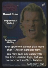 The Highlight of the Night (Chris Jericho) Superstar Card (Throwback) (SS3)