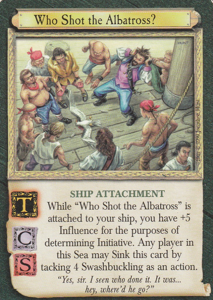 Who Shot the Albatross?