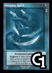 Morphic Spirit, Sorcerous Construct