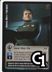 Admiral Motti - Fleet Admiral - 1st Day Stamped