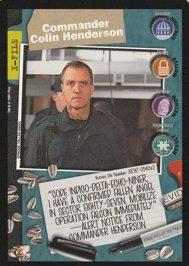 Commander Colin Henderson