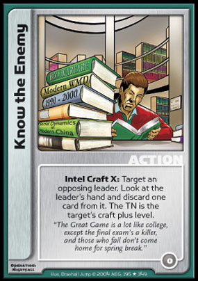 Know the Enemy (Foil)