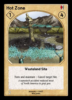 Hot Zone, Wasteland Site