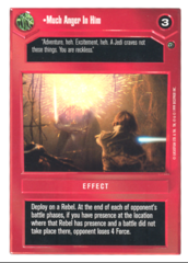 Much Anger In Him [White Border]