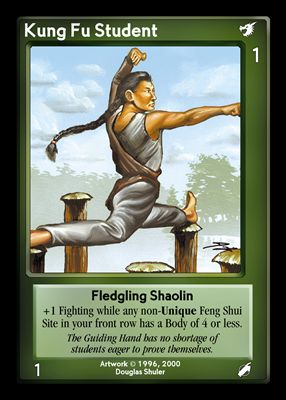 Kung Fu Student, Fledgling Shaolin