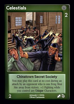 Celestials, Chinatown Secret Society