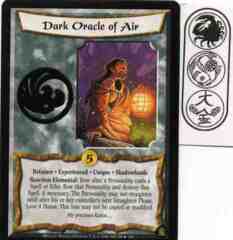 Dark Oracle of Air Experienced Foil