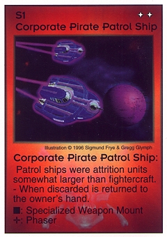 Corporate Pirate Patrol Ship