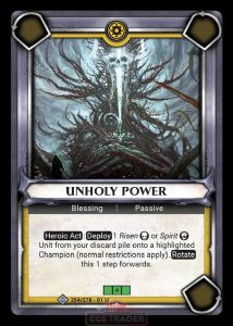 Unholy Power - Foil