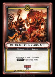 Outrageous Carnage - Foil