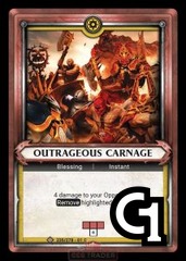Outrageous Carnage - Foil