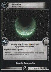 Romulus, Seat of Power Reprint