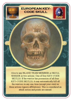 European Key-Code Skull