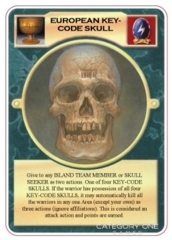 European Key-Code Skull