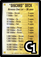 Discard Deck Reference Card (Yellow)