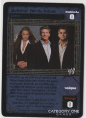 McMahon Family Values