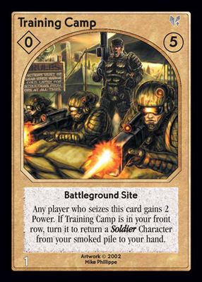 Training Camp, Battleground Site