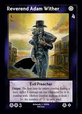 Reverend Adam Wither, Evil Preacher