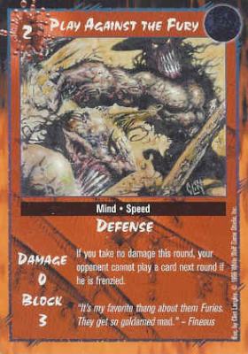 Play Against the Fury