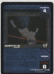 It's Time to Play the Game (SS3)